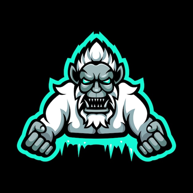 Premium Vector Yeti Mascot Logo Design