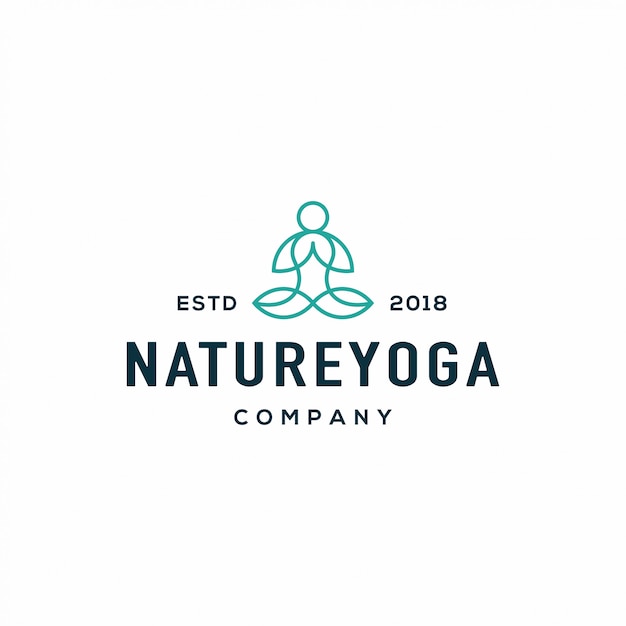 Download Free Yoga Logo Premium Vector Use our free logo maker to create a logo and build your brand. Put your logo on business cards, promotional products, or your website for brand visibility.