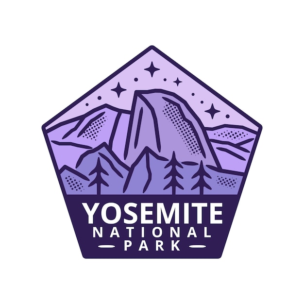 Premium Vector Yosemite National Park Sticker