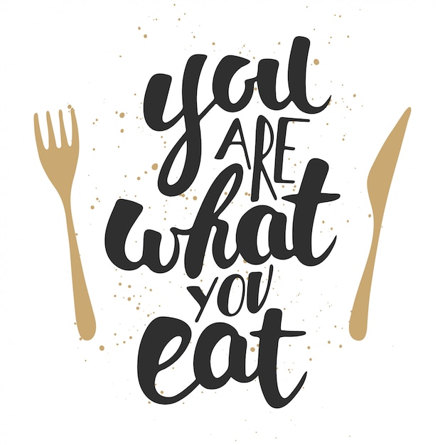 You Are What You Eat Poster at Frank McCleary blog