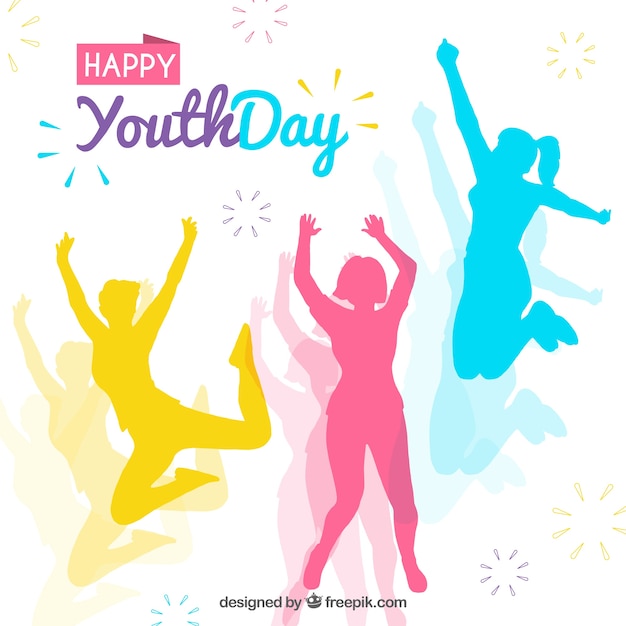 Youth day background Vector | Free Download