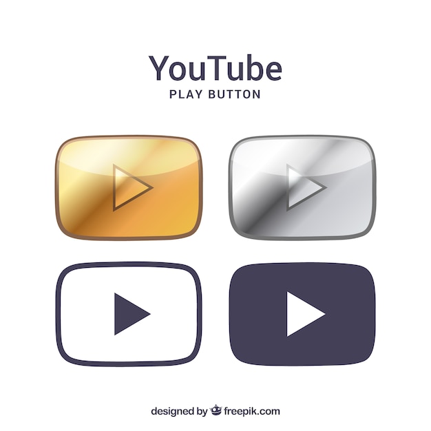 Download Free Download This Free Vector Youtube Logo Collection With Flat Design Use our free logo maker to create a logo and build your brand. Put your logo on business cards, promotional products, or your website for brand visibility.