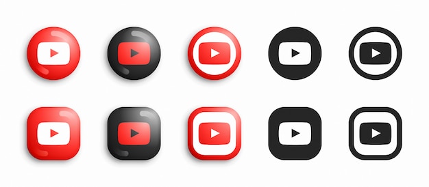 Download Free Youtube Modern 3d And Flat Icons Set Premium Vector Use our free logo maker to create a logo and build your brand. Put your logo on business cards, promotional products, or your website for brand visibility.