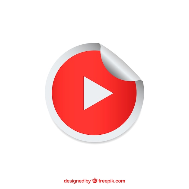 Download Free Download This Free Vector Youtube Player Icon With Flat Design Use our free logo maker to create a logo and build your brand. Put your logo on business cards, promotional products, or your website for brand visibility.