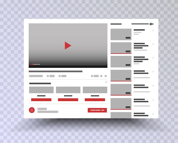 Download Free Youtube Vector Browser Window With Video Player Web Site User Use our free logo maker to create a logo and build your brand. Put your logo on business cards, promotional products, or your website for brand visibility.