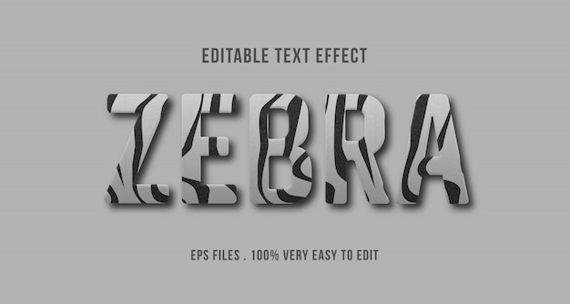 Download Free Zebra Text Effect Vector Premium Vector Use our free logo maker to create a logo and build your brand. Put your logo on business cards, promotional products, or your website for brand visibility.