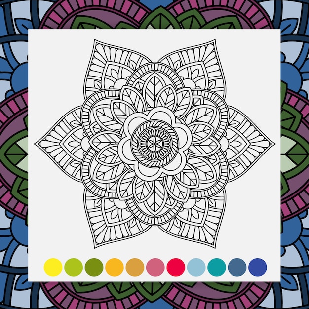 10 Beautiful Adult Coloring Mandalas for Relaxation