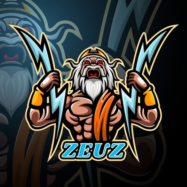 Download Free Zeus Mascot Esport Logo Design Premium Vector Use our free logo maker to create a logo and build your brand. Put your logo on business cards, promotional products, or your website for brand visibility.