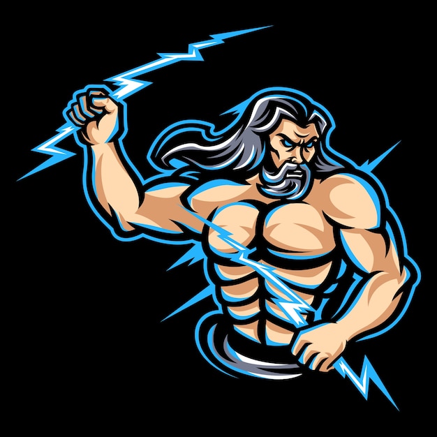 Download Free Zeus Mascot Logo Premium Vector Use our free logo maker to create a logo and build your brand. Put your logo on business cards, promotional products, or your website for brand visibility.