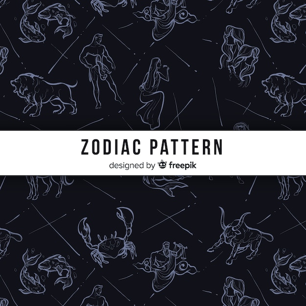 Zodiac Pattern Free Vector