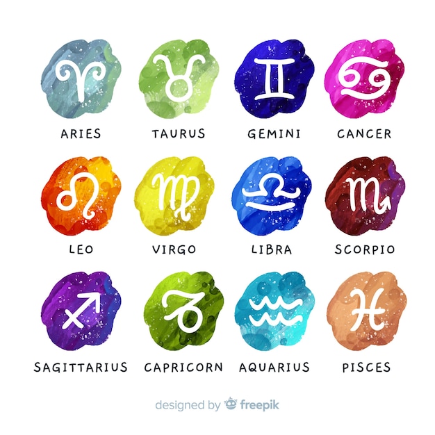 Zodiac signs | Free Vector