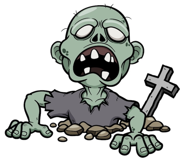 Premium Vector | Zombie cartoon