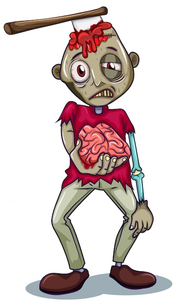 A zombie character Vector | Free Download