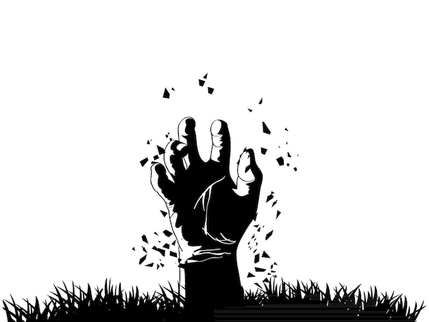 Zombie Hand Silhouette