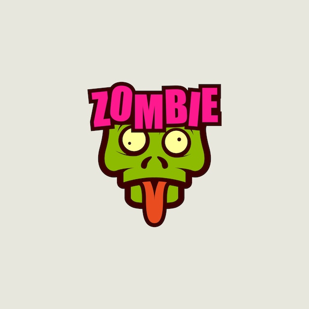 Premium Vector | Zombie logo