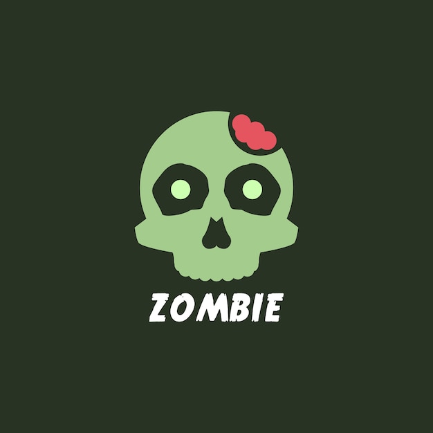 Premium Vector | Zombie logo