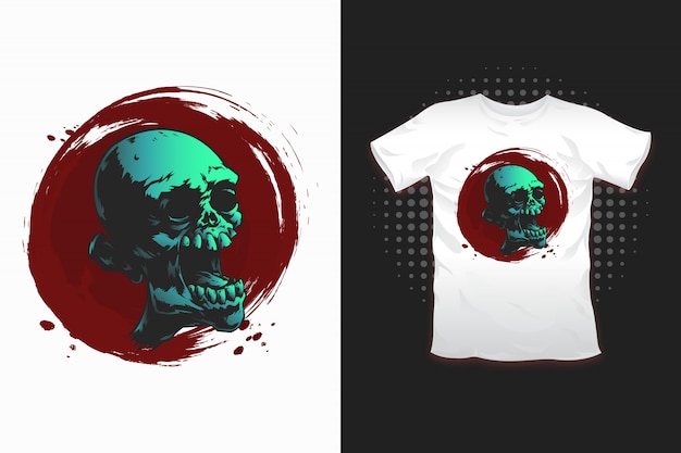 Download Free Zombie Print For T Shirt Design Premium Vector Use our free logo maker to create a logo and build your brand. Put your logo on business cards, promotional products, or your website for brand visibility.