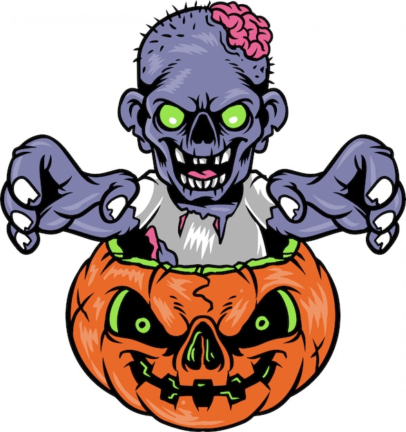 Zombie surprise Vector | Premium Download