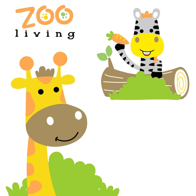 Download Premium Vector | Zoo cartoon vector