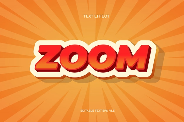 Download Free Zoom Comic Style Text Effect Premium Vector Use our free logo maker to create a logo and build your brand. Put your logo on business cards, promotional products, or your website for brand visibility.
