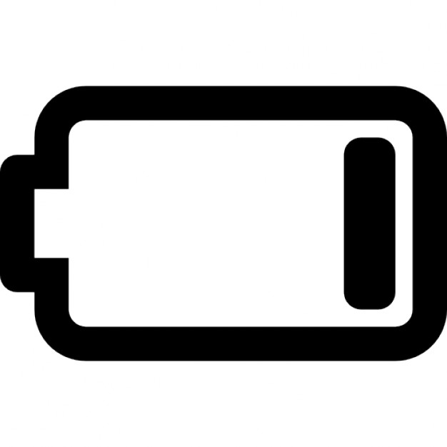 Fast Leere Batterie Kostenlose Icon