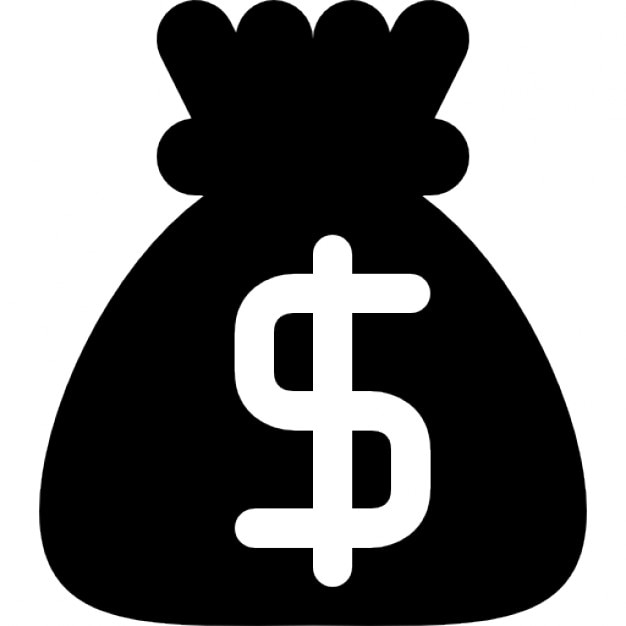 Geld symbol schwarz