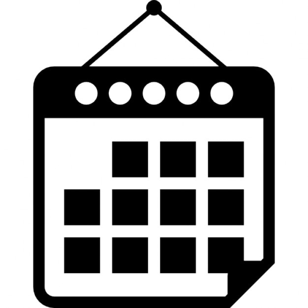 Kalender hängen Schnittstelle Werkzeug-Symbol  Download der kostenlosen Icons