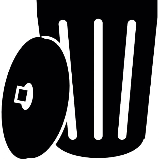Offene Mülleimer | Download der kostenlosen Icons