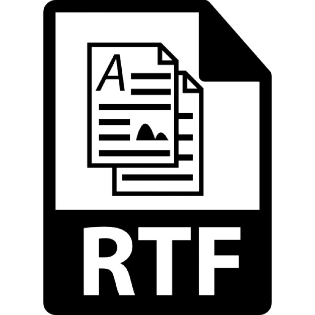 Файл строки rtf