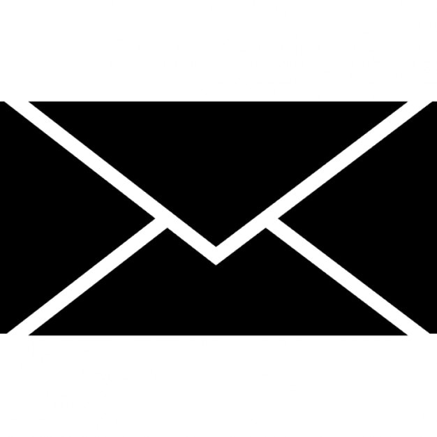 Umschlag Geschlossene Schwarze Form Download Der Kostenlosen Icons