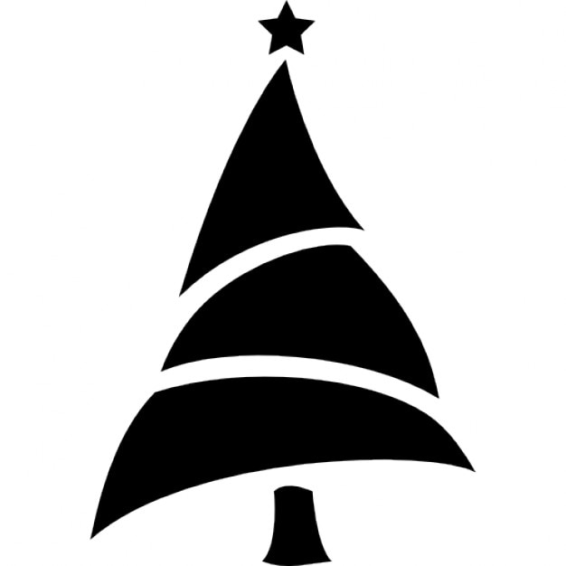 Weihnachtsbaum Silhouette | Download der kostenlosen Icons