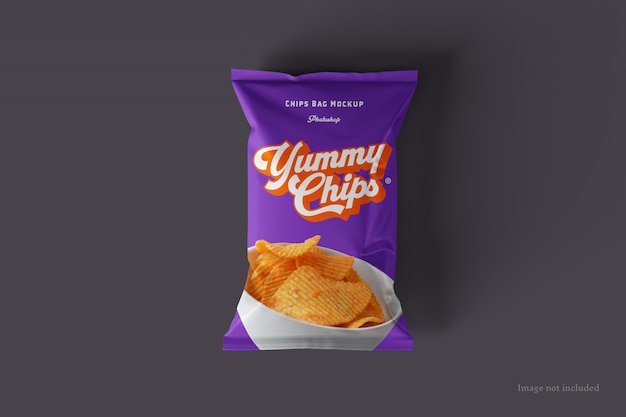 Download Chips bag mockup | Premium-PSD-Datei