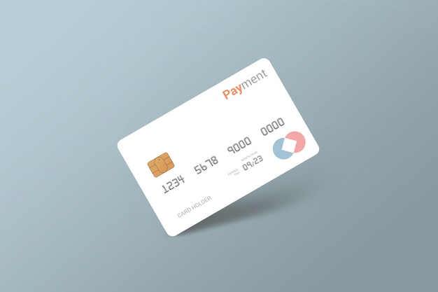 Debitkarte Kreditkarte Smart Card Mockup Premium Psd Datei