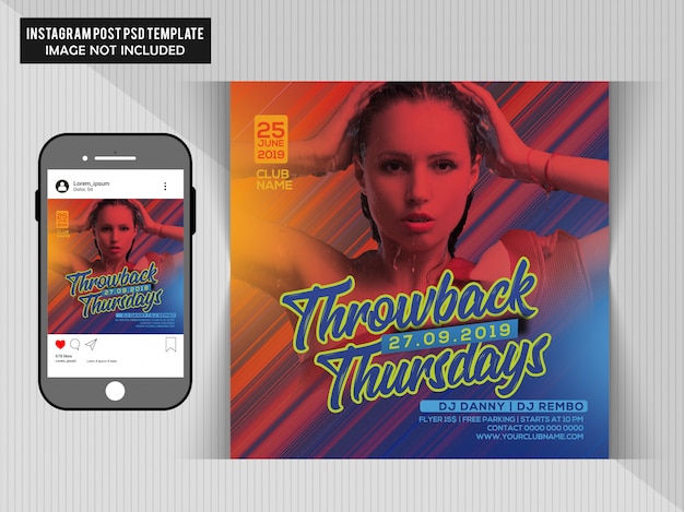 Dj-party-flyer Premium PSD