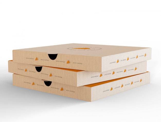 Download Geschlossene pizza box mockup | Kostenlose PSD-Datei