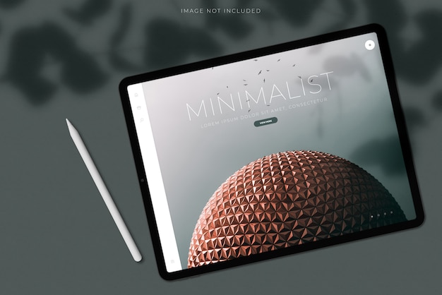 Download Ipad pro mockup scene creator mit schattenüberlagerung ...