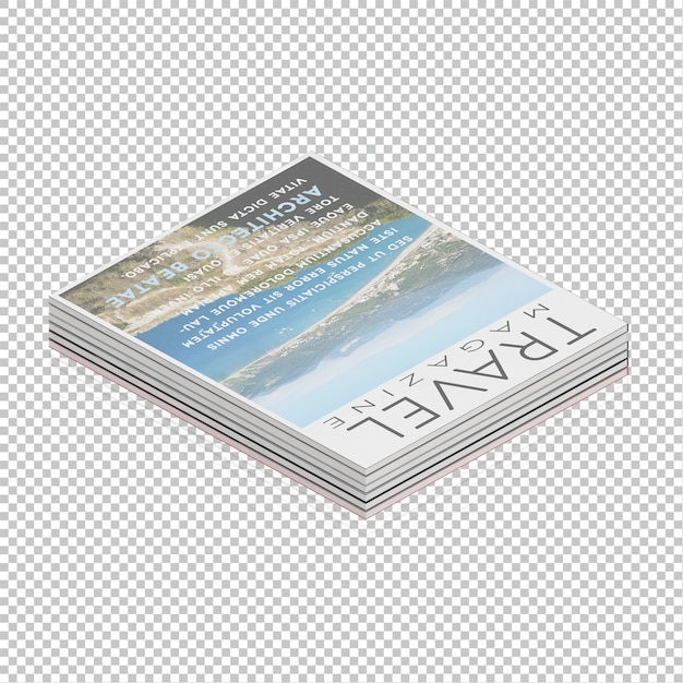 Isometrische bücher Premium PSD