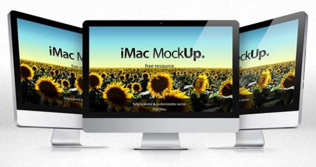 Download Layered imac mockup | Kostenlose PSD-Datei