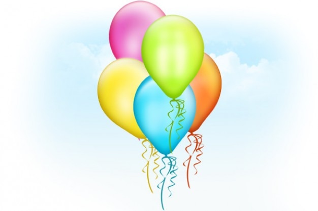 Luftballons Psd Vorlage Kostenlose Psd Datei