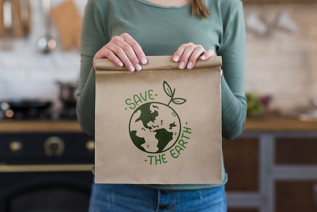 Download Mock-up wiederverwendbare tasche | Kostenlose PSD-Datei
