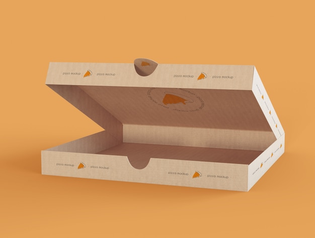 Download Öffnen sie pizza box mockup | Kostenlose PSD-Datei