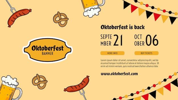 Oktoberfest Flyer Vorlage Kostenlose Psd Datei