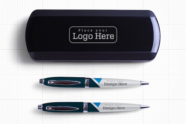 Download Pen box mockup | Premium-PSD-Datei