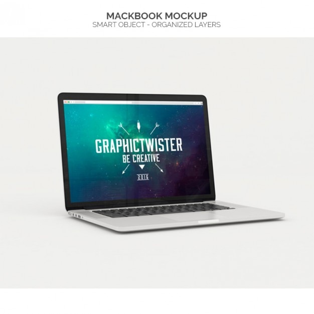 Download Realistische macbook mock-up | Download der kostenlosen PSD