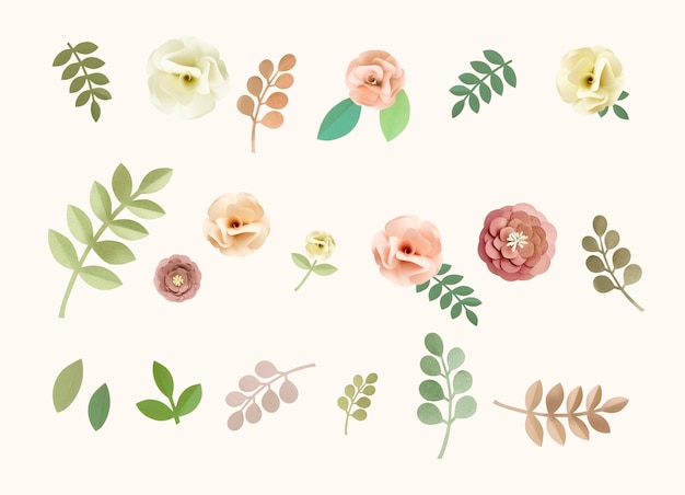 Rosen-muster-blumenbeschaffenheits-konzept Kostenlosen PSD