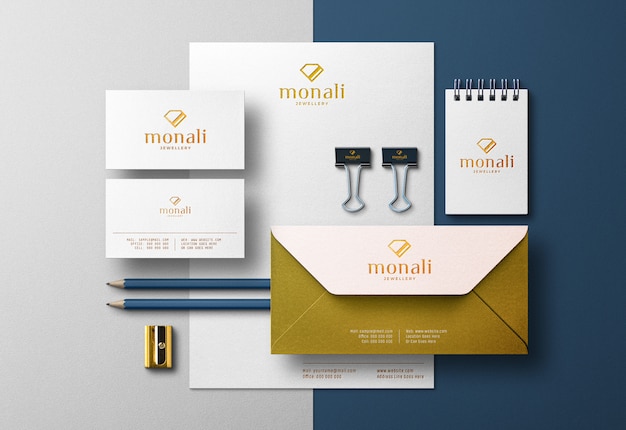 Download Schmuck corporate identity scene creator & mockup mit ...