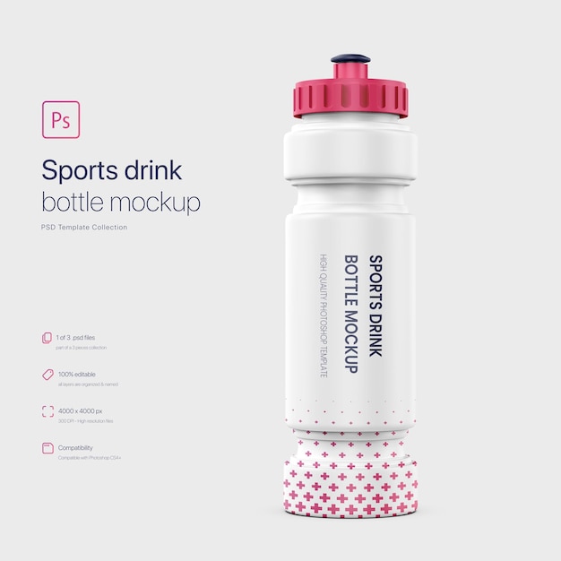 Download Sport drink bottle mockup | Premium-PSD-Datei