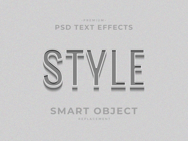 Premium Psd Datei Stil 3d Photoshop Ebenenstil Texteffekte