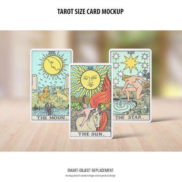 Tarot Karten Modell Kostenlose Psd Datei