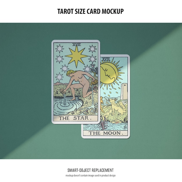 Tarot Karten Modell Kostenlose Psd Datei